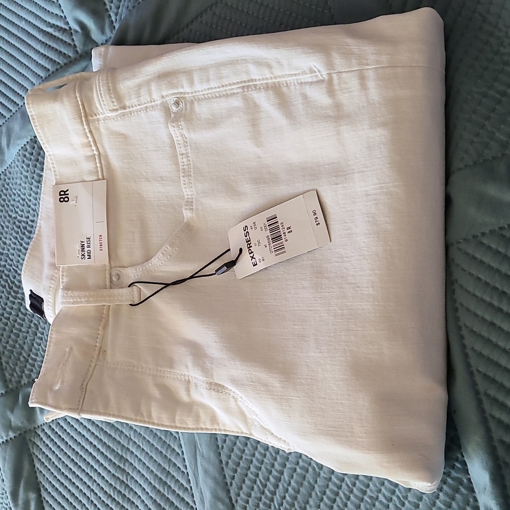 Express White Skinny 👖 jeans